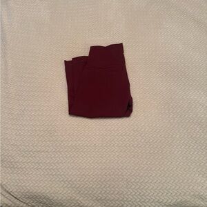 Lululemon Maroon Cropped Leggings